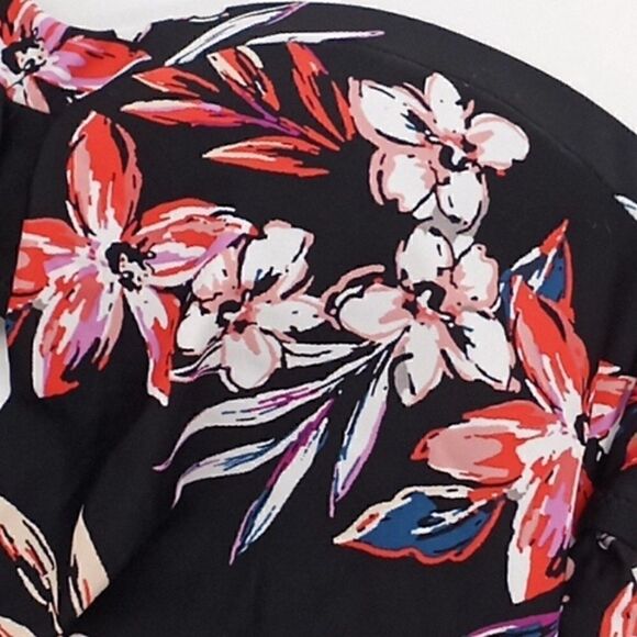 Bar III Tropical Escape Floral Print Bandeau Neck Tankini Top Multicolor… - Picture 10 of 15